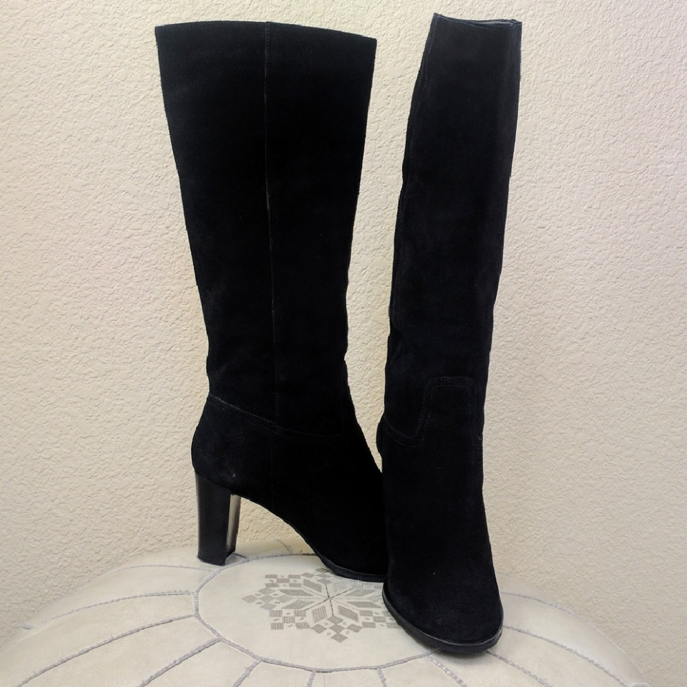 BP Nordstrom's tall black suede boots